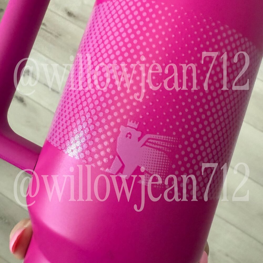 "Vivid Violet Fade" Stanley Protour Tumbler 40oz. Hot Pink Stanley - Picture 6 of 6